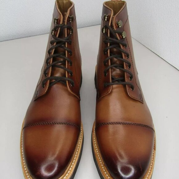 NEW FLORSHEIM SHOE CO Whitmore Cap Toe Ankle Dress Boot Brown Leather main image 5